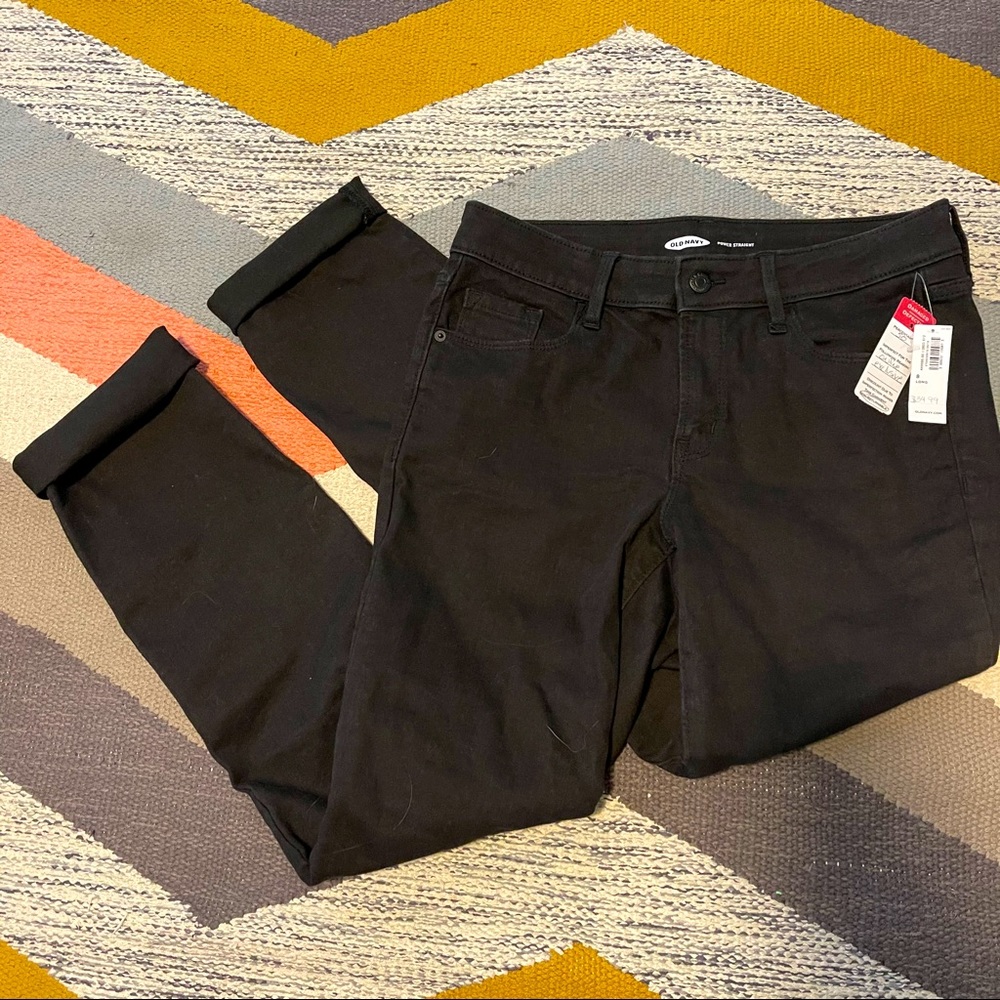 🖤 OLD NAVY POWER STRAIGHT BLACK
